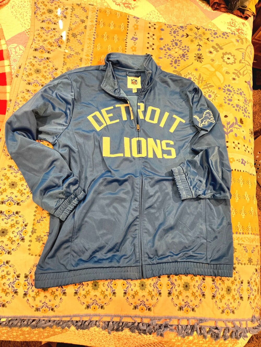 NFL Detroit Lions Blue Team Jacket